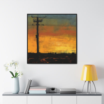 Land of the Sun 84, Valentinii, Gallery Canvas Wraps, Square Frame