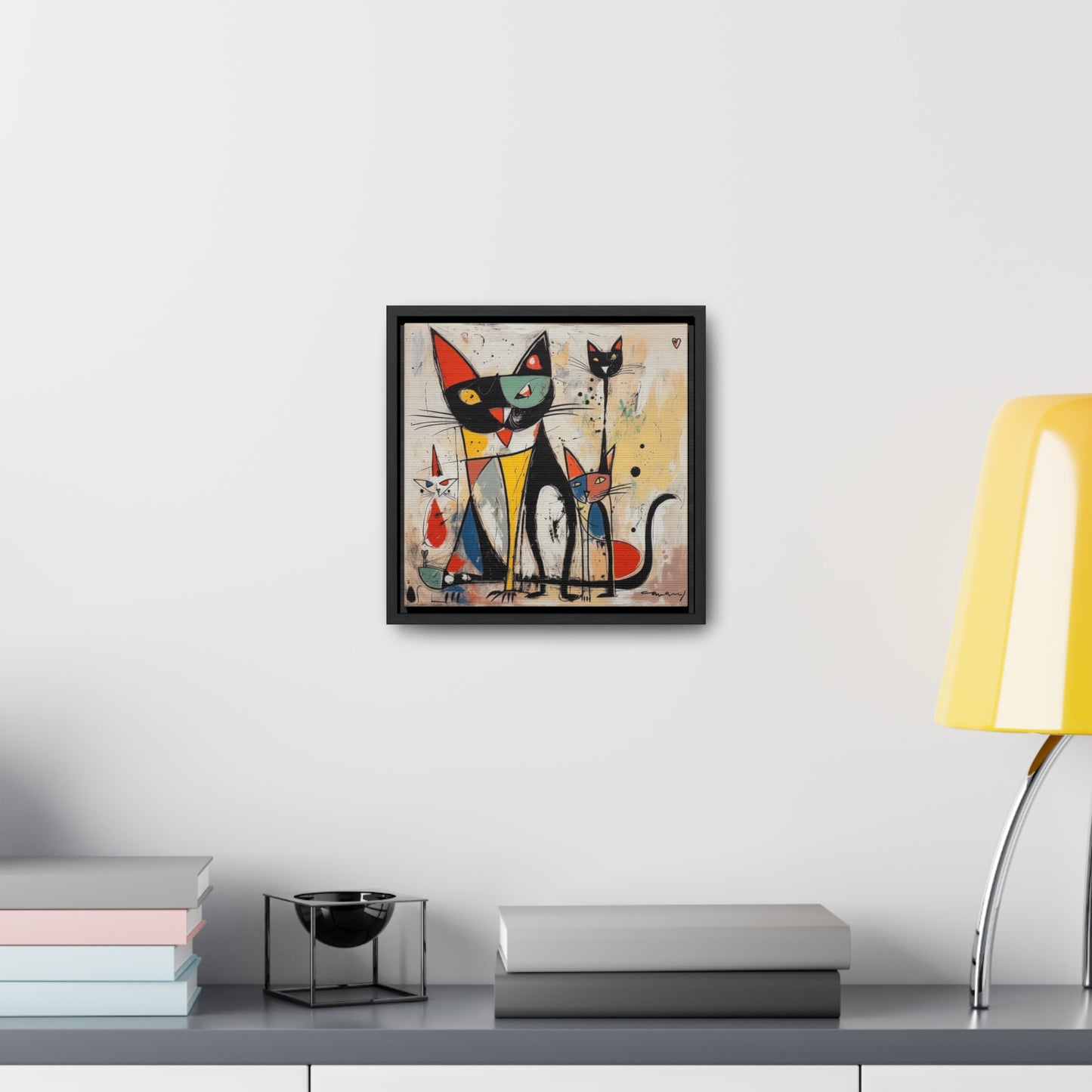 Cat 63, Gallery Canvas Wraps, Square Frame