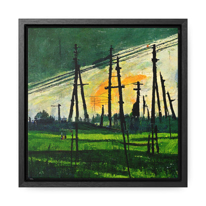 Land of the Sun 36, Valentinii, Gallery Canvas Wraps, Square Frame