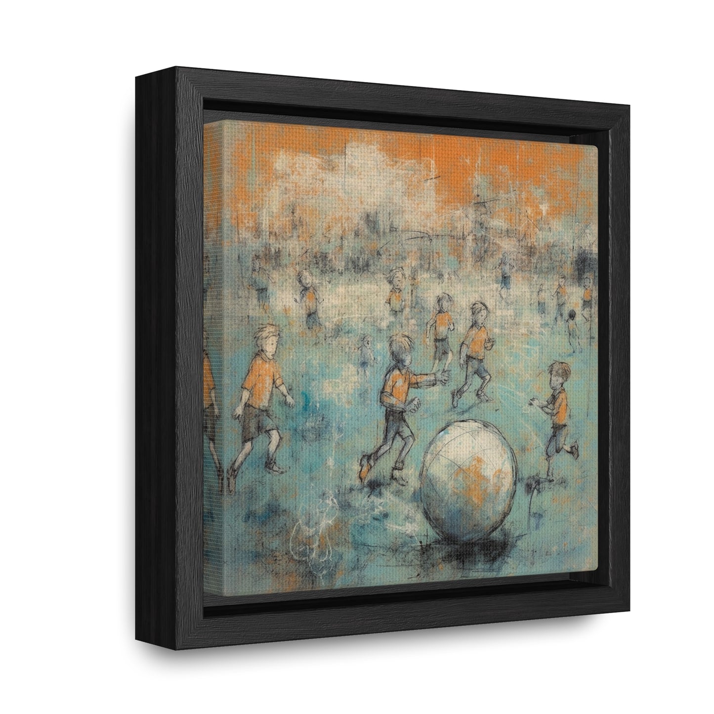 Childhood 23, Gallery Canvas Wraps, Square Frame