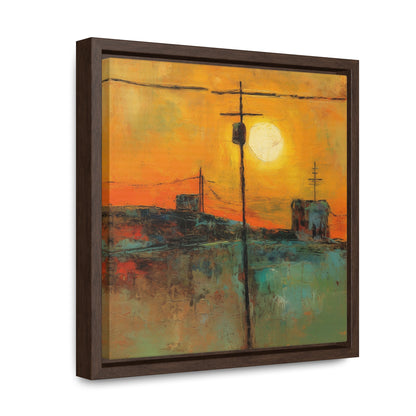 Land of the Sun 53, Valentinii, Gallery Canvas Wraps, Square Frame