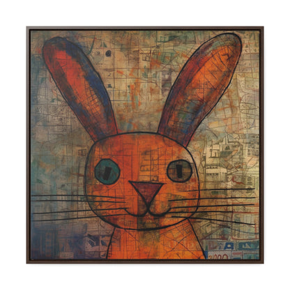 Rabbit 10, Gallery Canvas Wraps, Square Frame