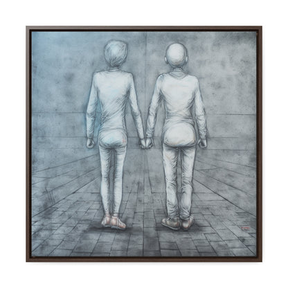 The Courage of Vulnerability 3, Valentinii, Gallery Canvas Wraps, Square Frame