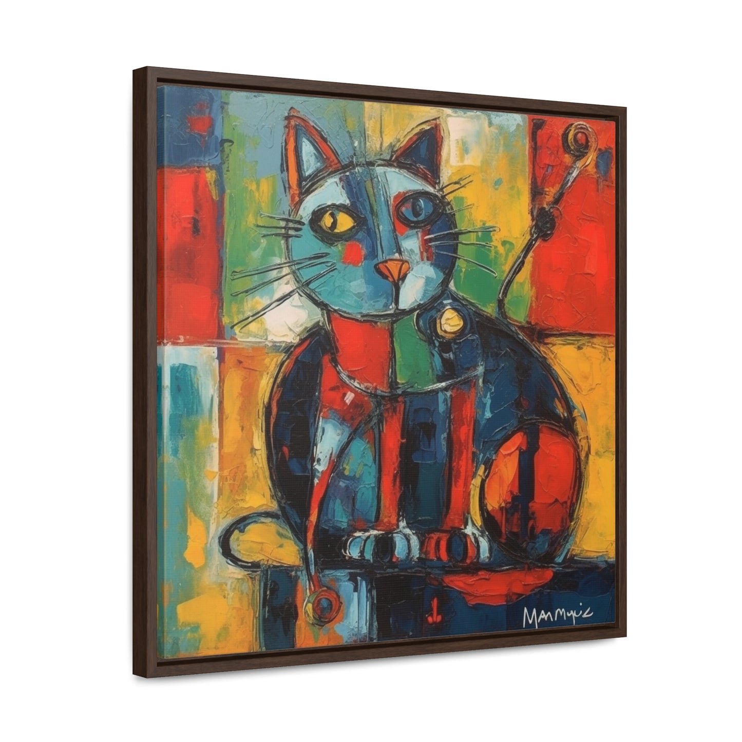 Cat 65, Gallery Canvas Wraps, Square Frame