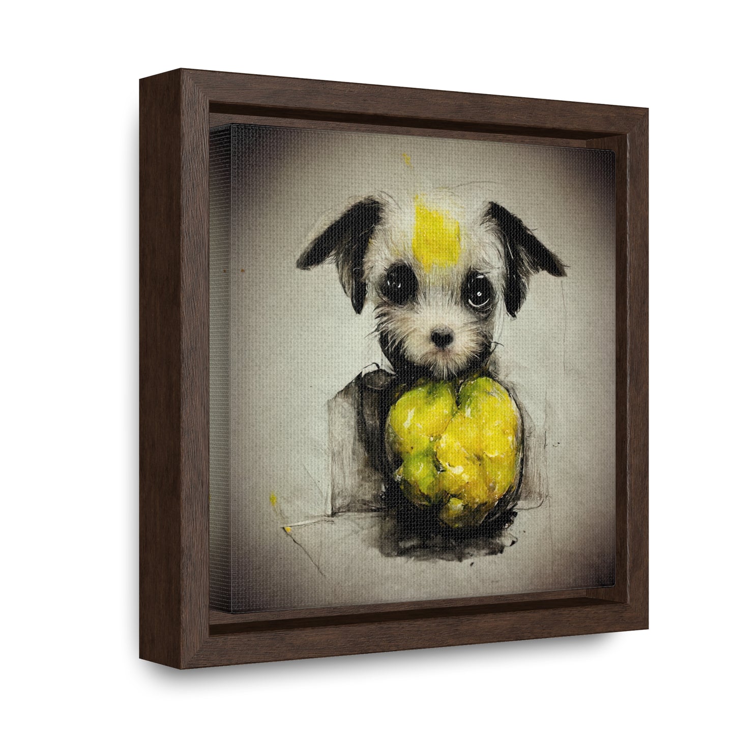 Dogs and Puppies 4, Valentinii, Gallery Canvas Wraps, Square Frame