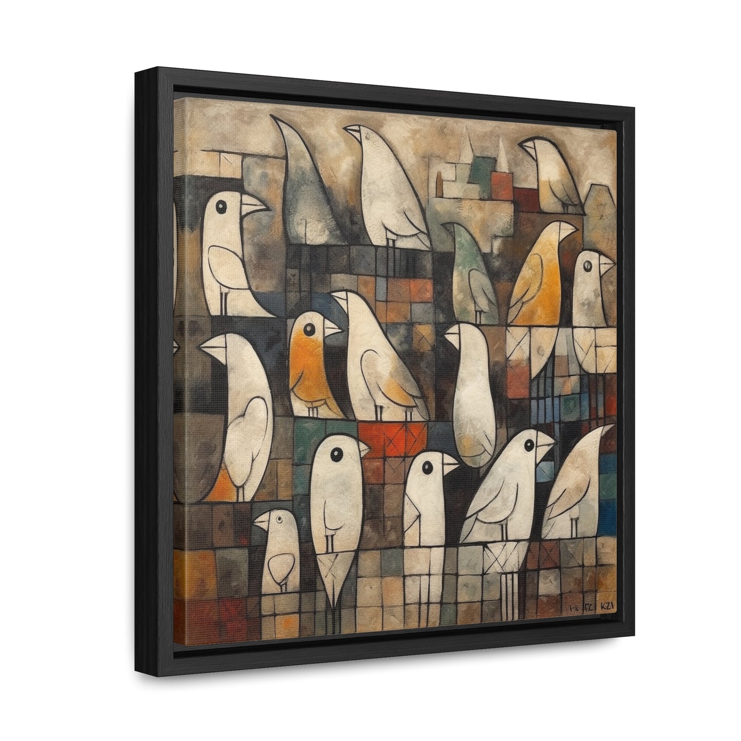 Bird 13, Gallery Canvas Wraps, Square Frame