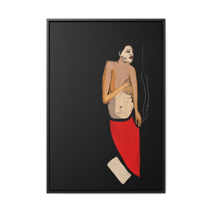 A Depressive Aladdin, Original Eduard Pavel, Gallery Canvas Wraps, Vertical Frame