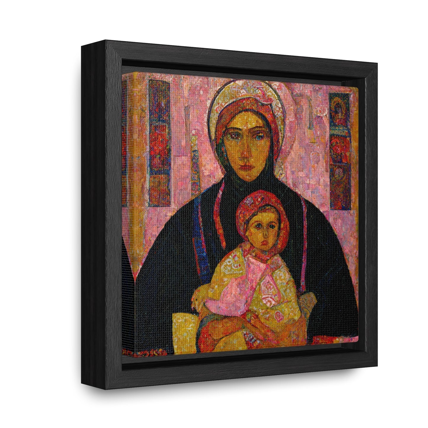 Mary and the Child 15, Valentinii, Gallery Canvas Wraps, Square Frame