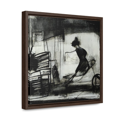 Domestic Memories 25, Valentinii, Gallery Canvas Wraps, Square Frame