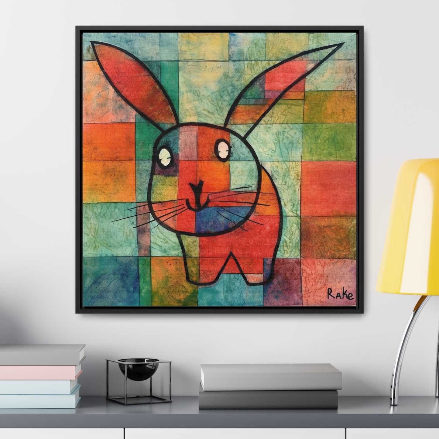 Rabbit 34, Gallery Canvas Wraps, Square Frame