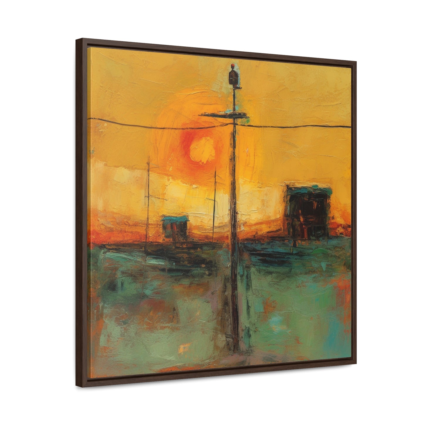 Land of the Sun 55, Valentinii, Gallery Canvas Wraps, Square Frame