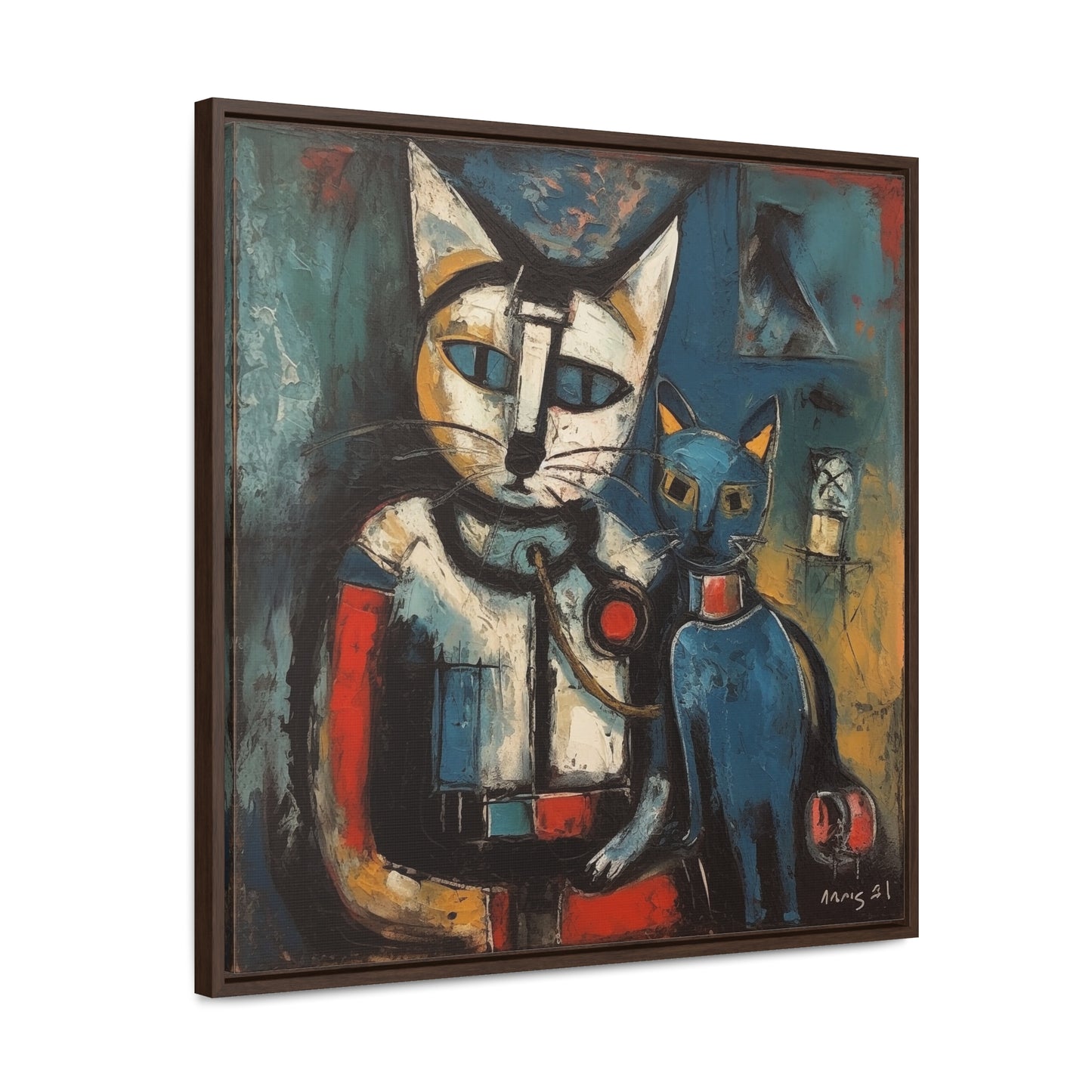 Cat 31, Gallery Canvas Wraps, Square Frame