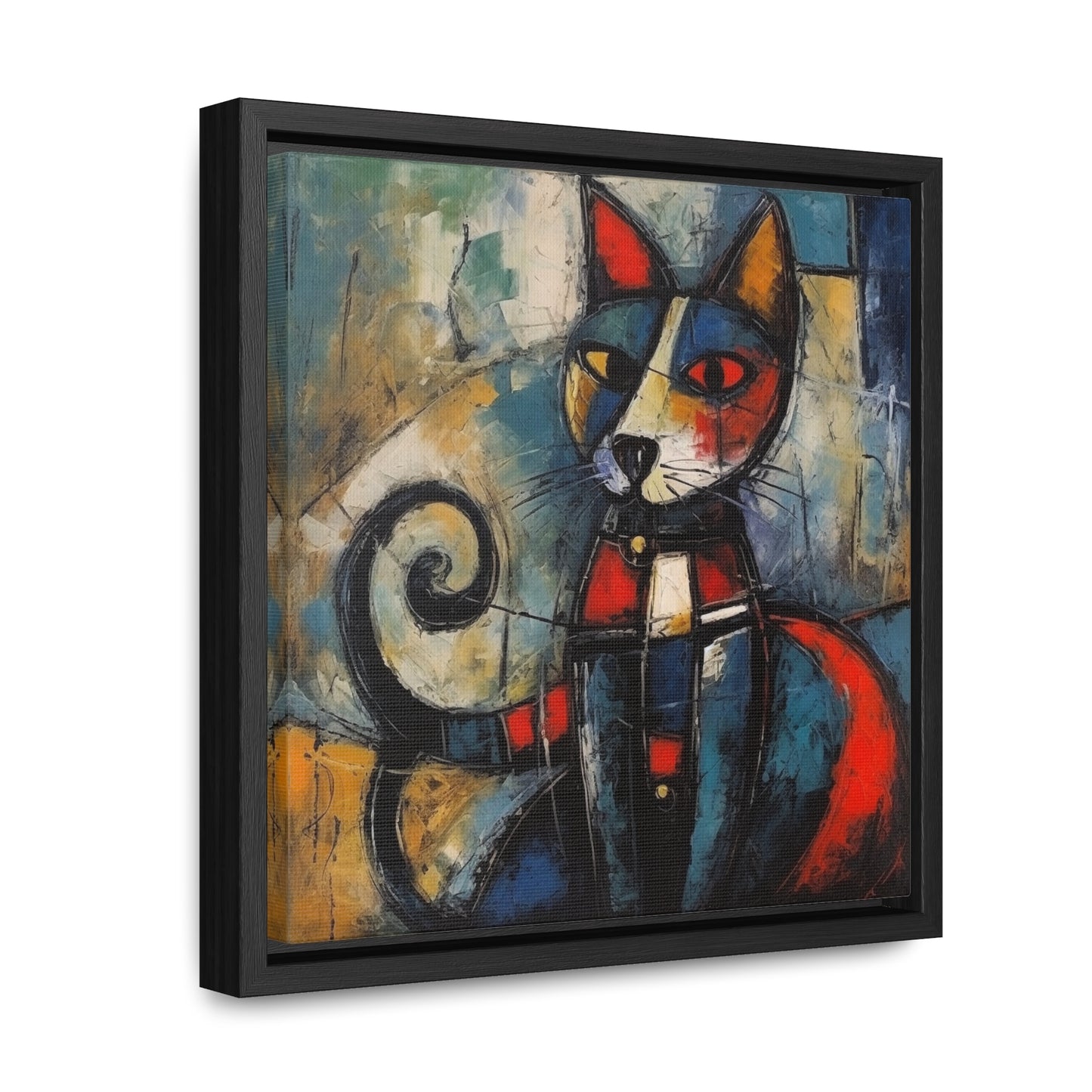 Cat 68, Gallery Canvas Wraps, Square Frame