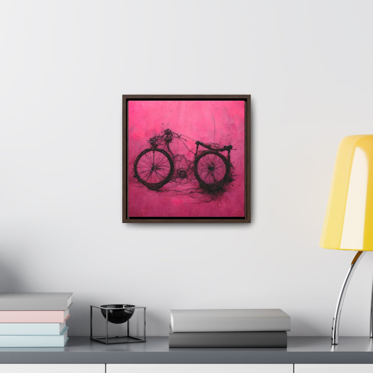 Bicycle 2, Valentinii, Gallery Canvas Wraps, Square Frame