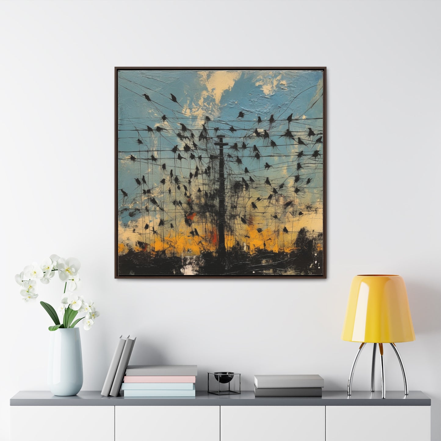 Bird 35, Gallery Canvas Wraps, Square Frame