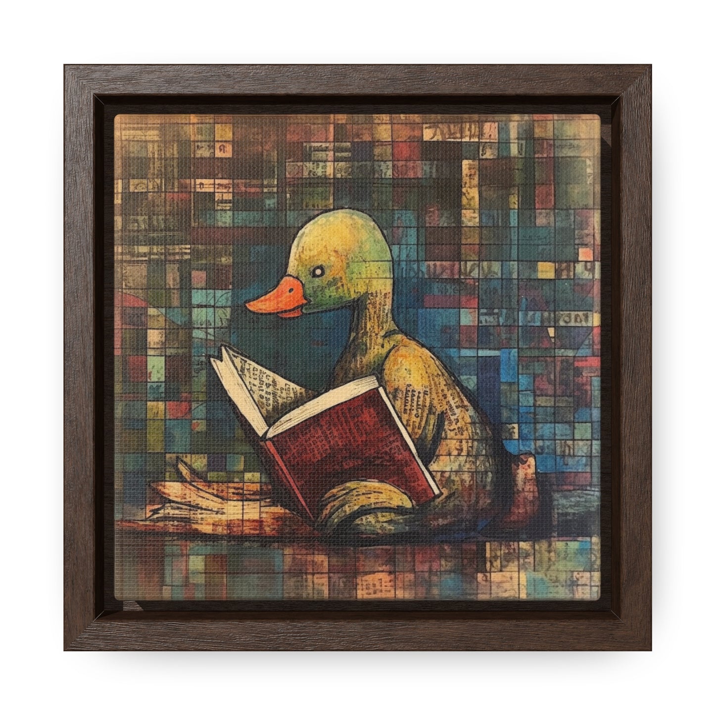 Duck 4, Gallery Canvas Wraps, Square Frame