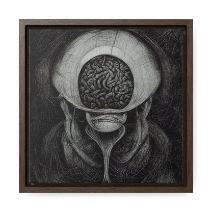 Brain 9, Valentinii, Gallery Canvas Wraps, Square Frame