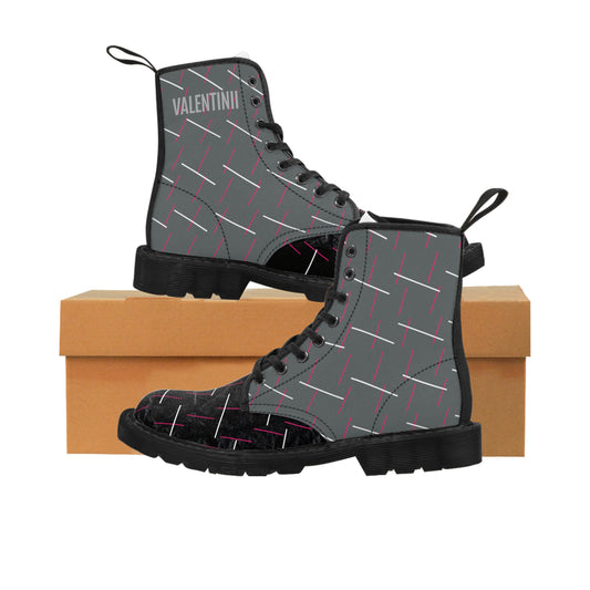 WINTER NIGHT , Men's Canvas Boots,