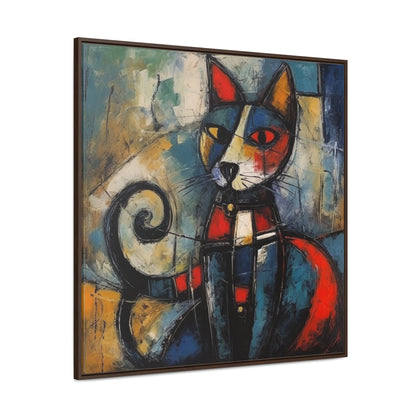 Cat 68, Gallery Canvas Wraps, Square Frame