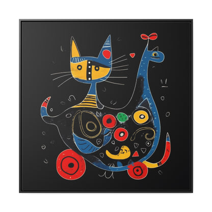 Cat 144, Gallery Canvas Wraps, Square Frame