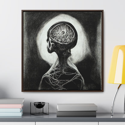 Brain 5, Valentinii, Gallery Canvas Wraps, Square Frame