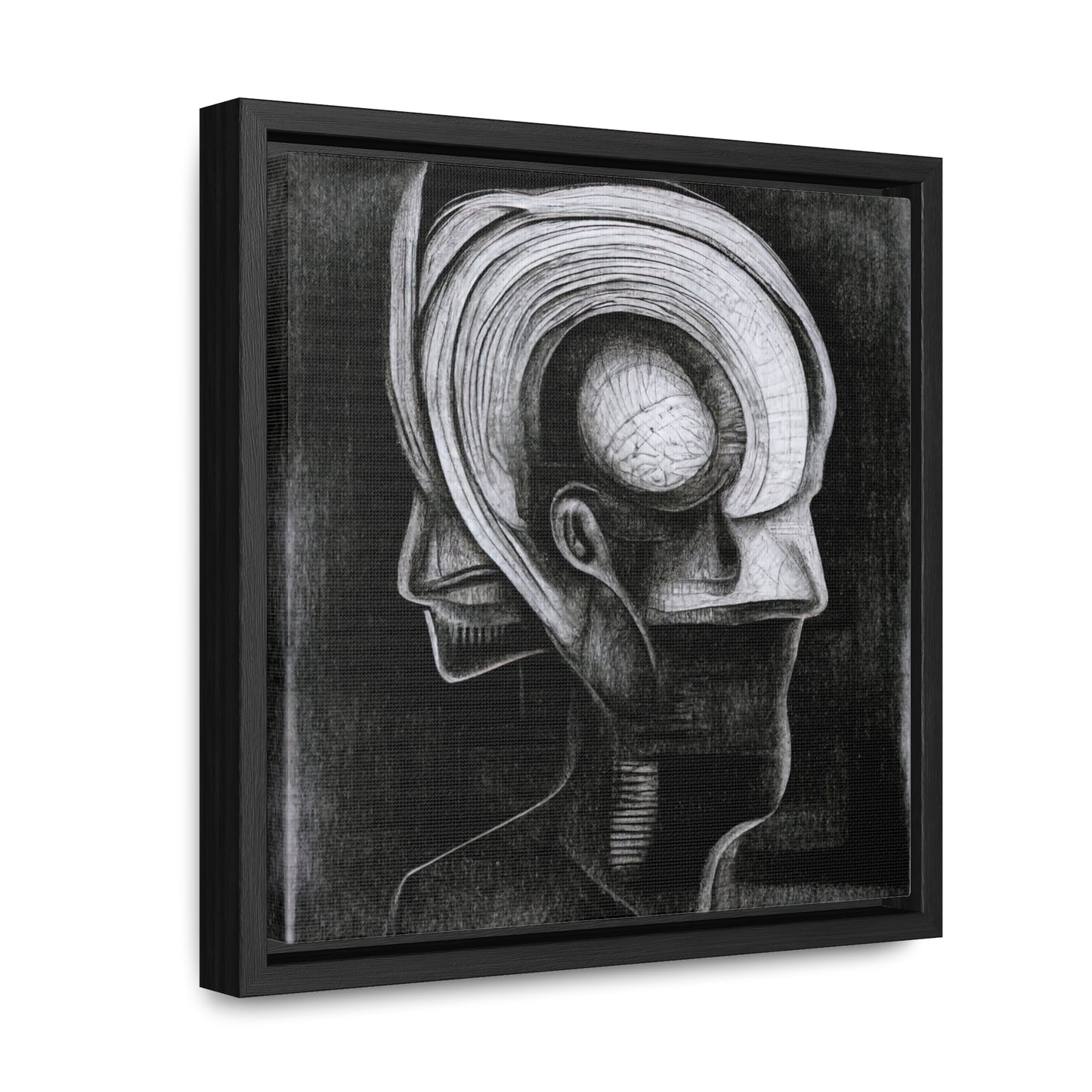 Brain 41, Valentinii, Gallery Canvas Wraps, Square Frame