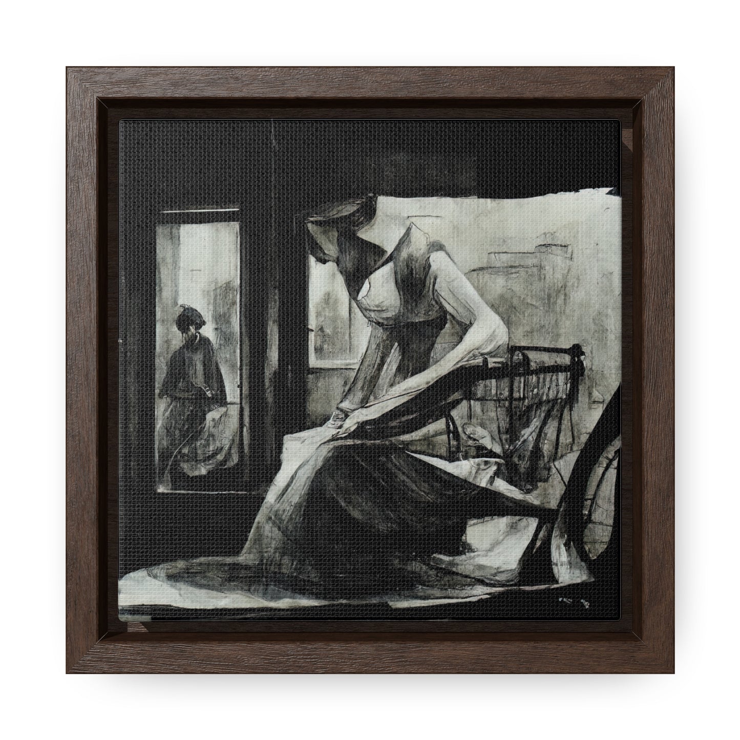 Domestic Memories 45, Valentinii, Gallery Canvas Wraps, Square Frame