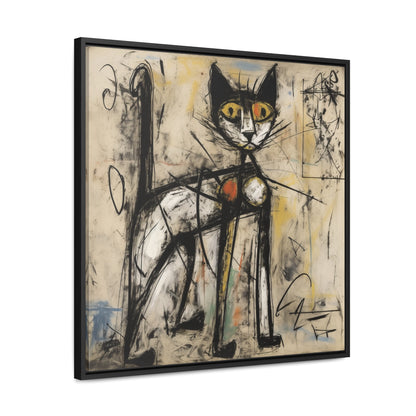 Cat 44, Gallery Canvas Wraps, Square Frame