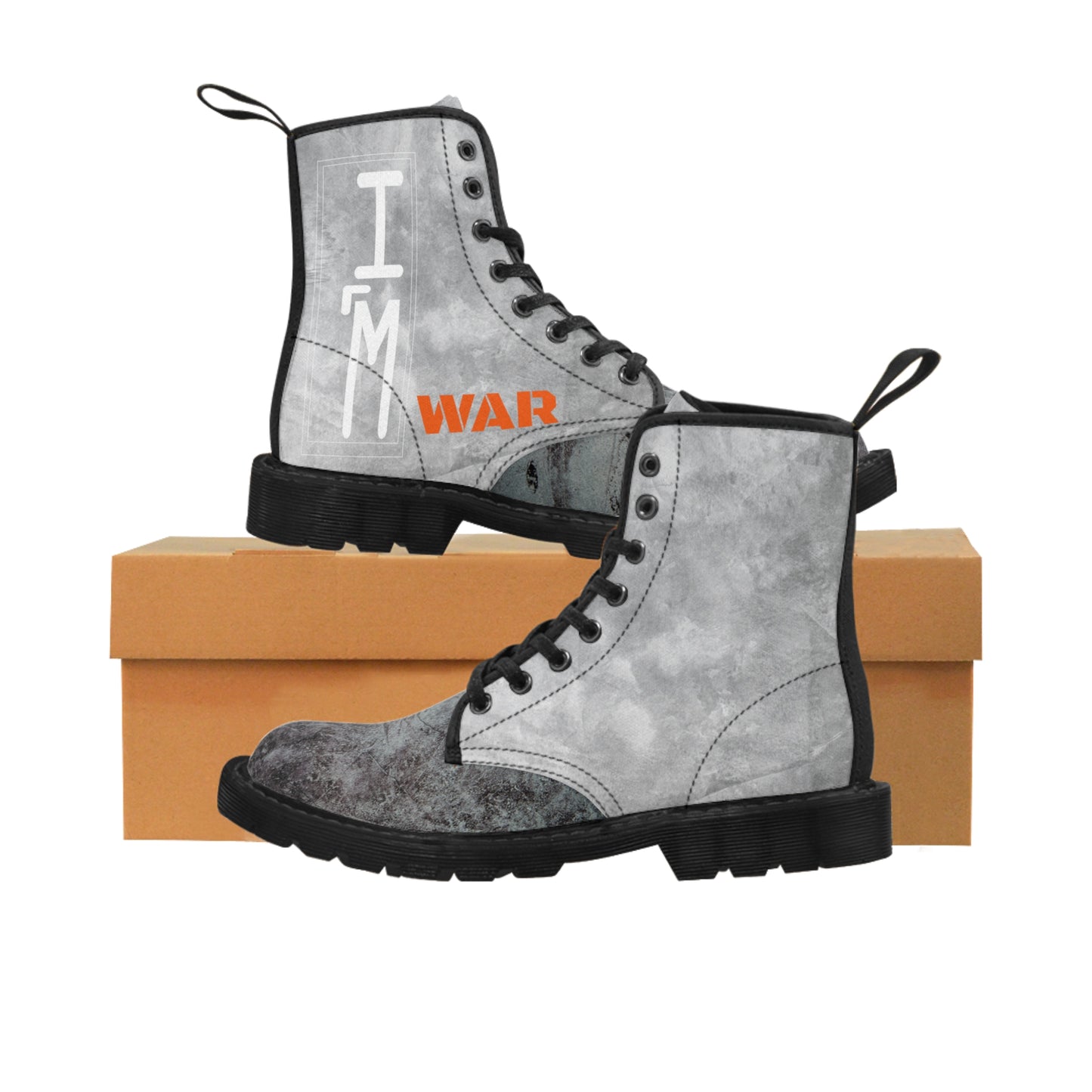 WAR, Men's Canvas Boots,