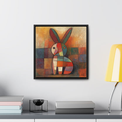 Rabbit 15, Gallery Canvas Wraps, Square Frame