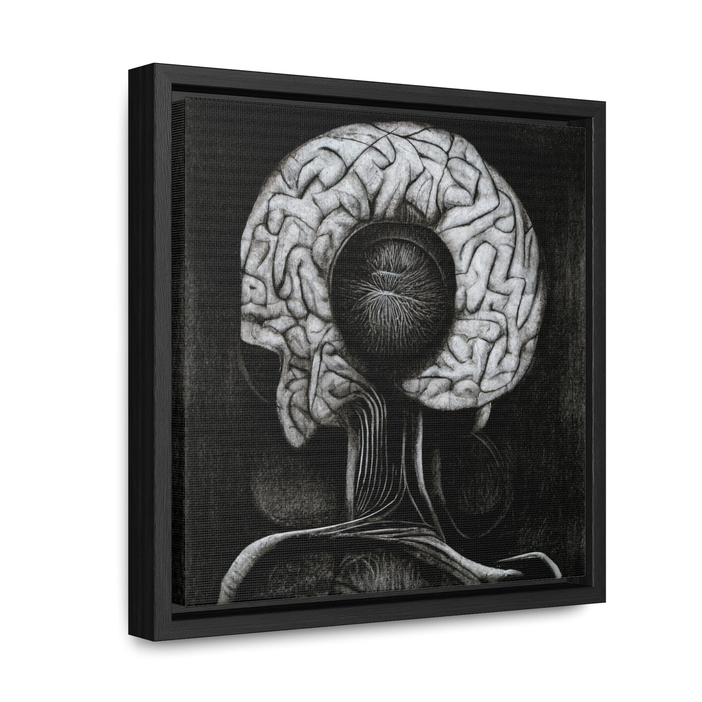 Brain 40, Valentinii, Gallery Canvas Wraps, Square Frame