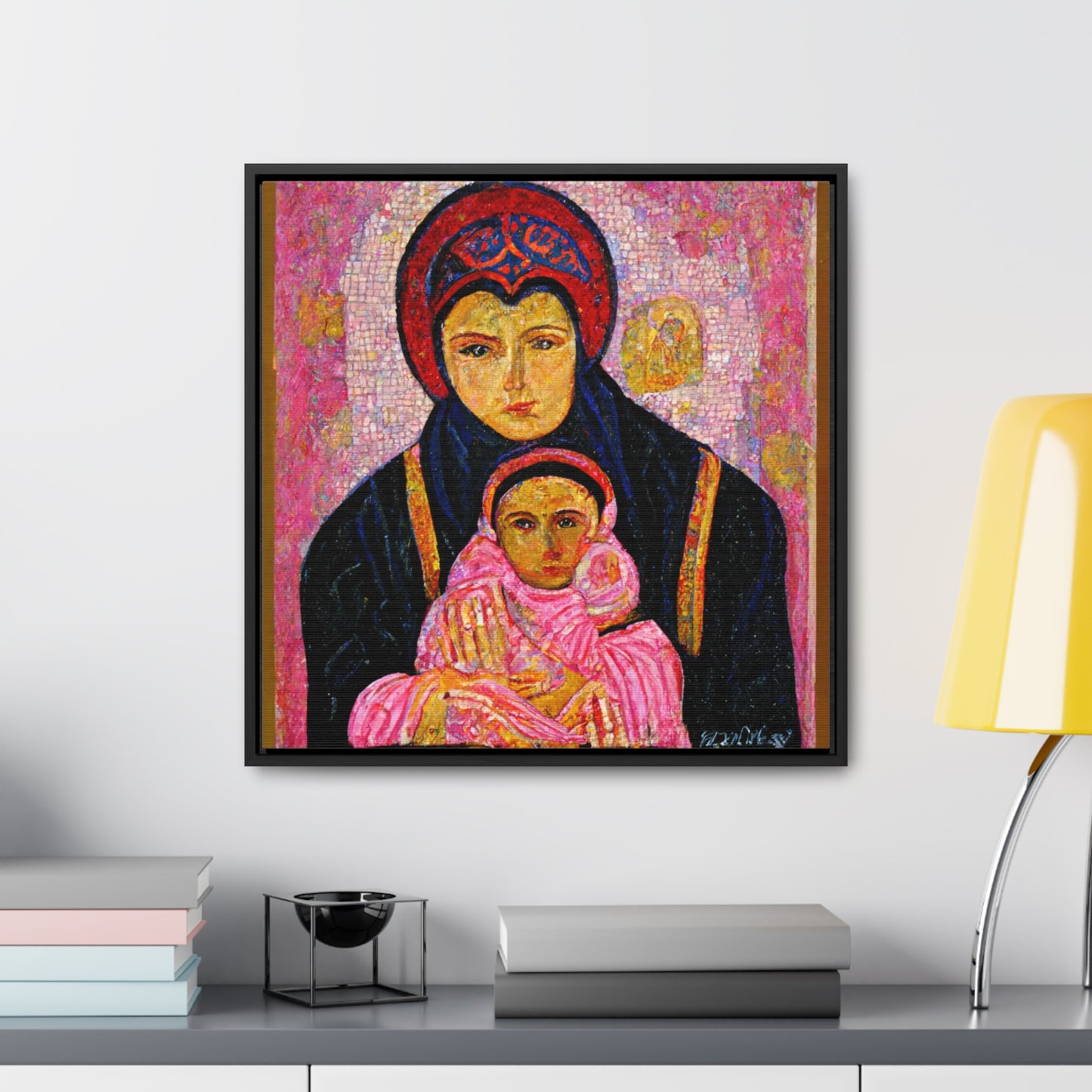 Mary and the Child 24, Valentinii, Gallery Canvas Wraps, Square Frame