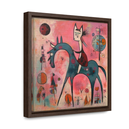 The Dreams of the Child 55, Gallery Canvas Wraps, Square Frame