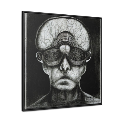 Brain 36, Valentinii, Gallery Canvas Wraps, Square Frame