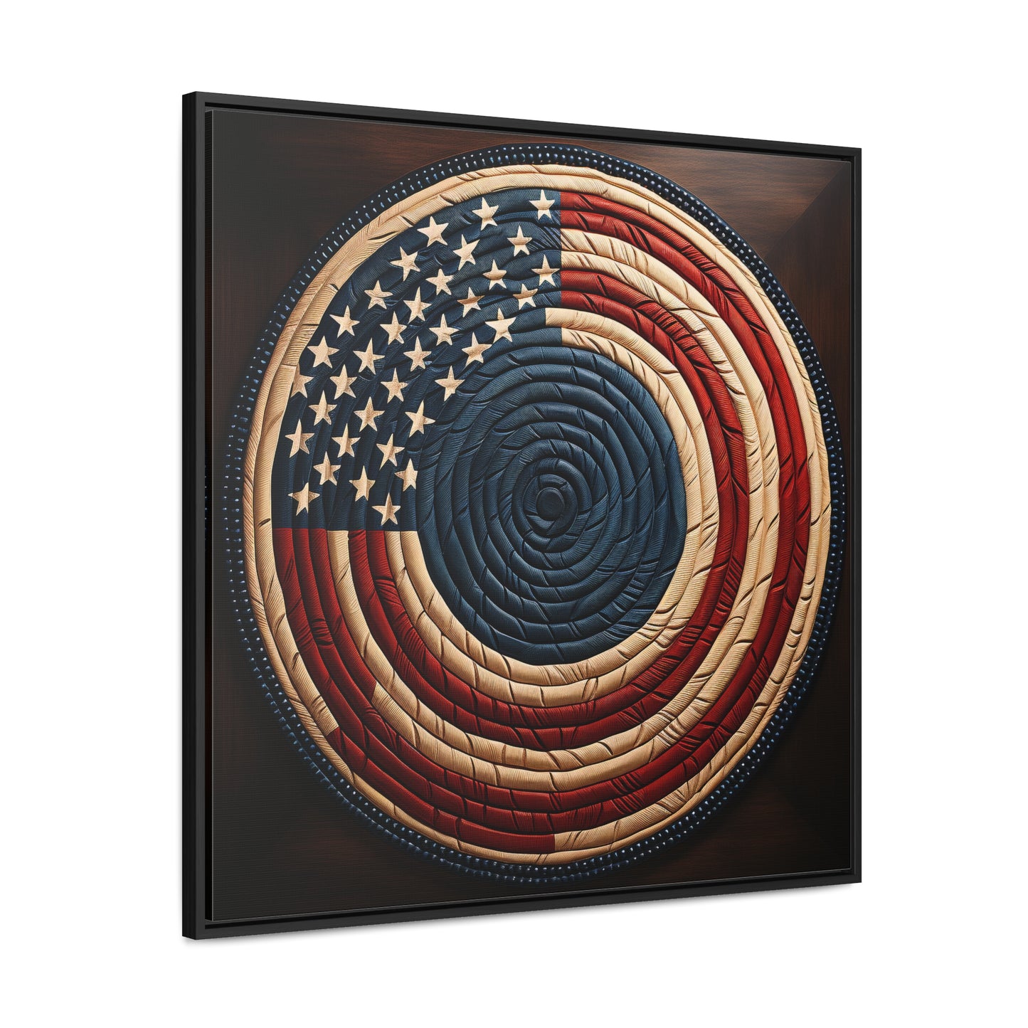 Flag 15, Gallery Canvas Wraps, Square Frame