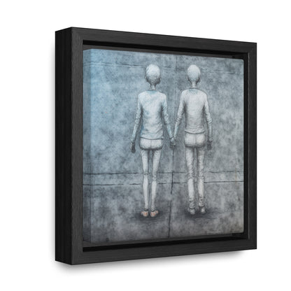 The Courage of Vulnerability 13, Valentinii, Gallery Canvas Wraps, Square Frame