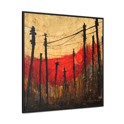 Land of the Sun 23, Valentinii, Gallery Canvas Wraps, Square Frame