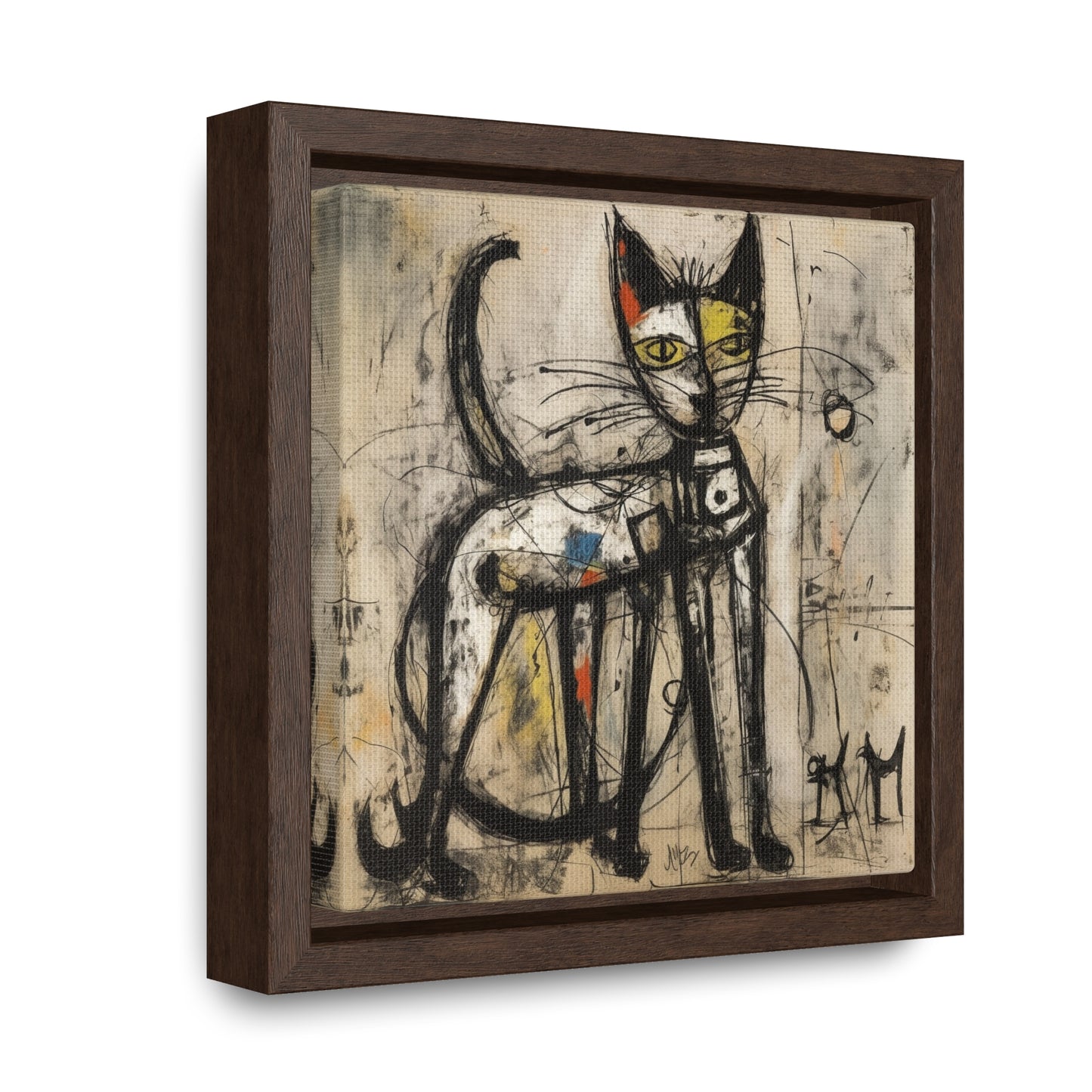 Cat 49, Gallery Canvas Wraps, Square Frame