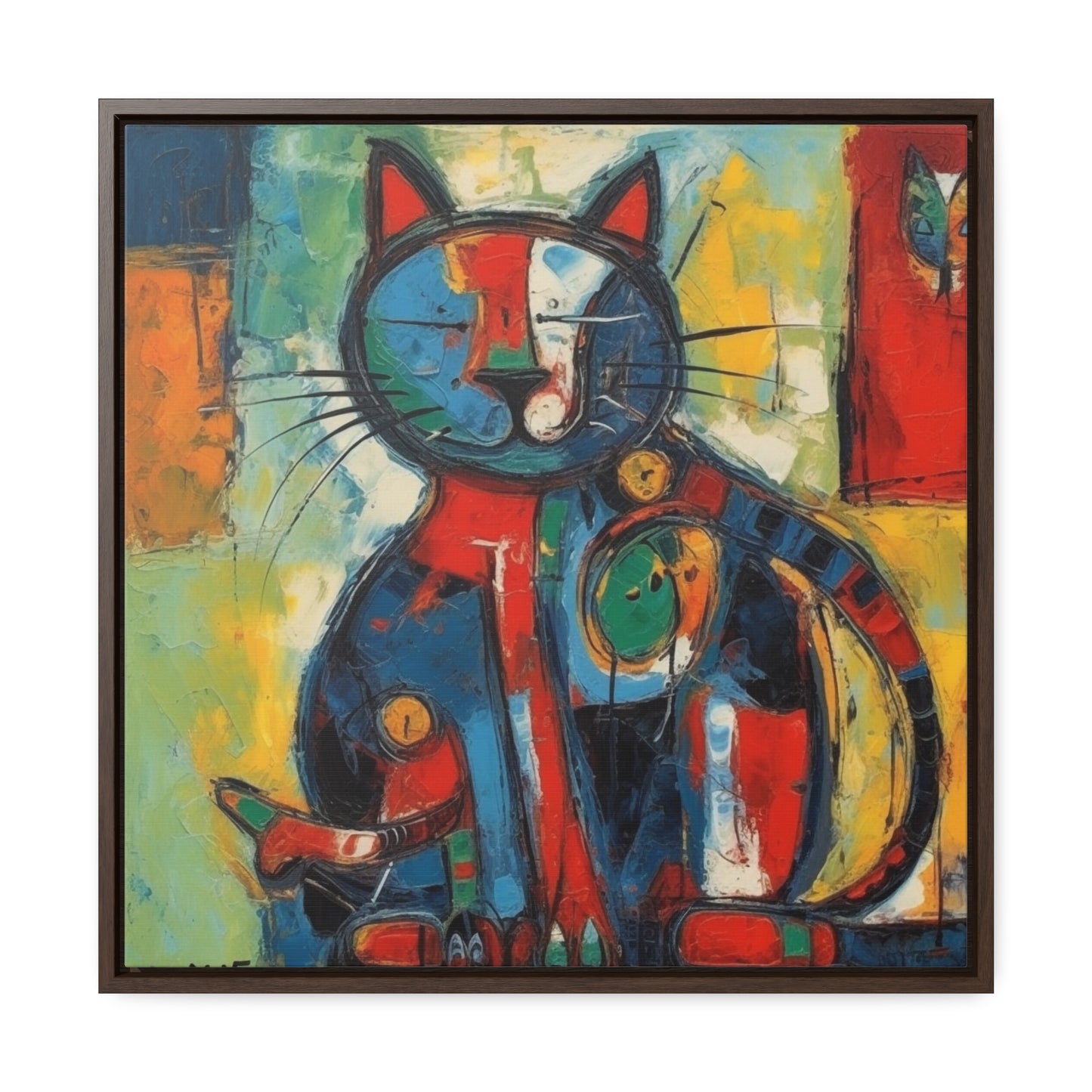 Cat 67, Gallery Canvas Wraps, Square Frame