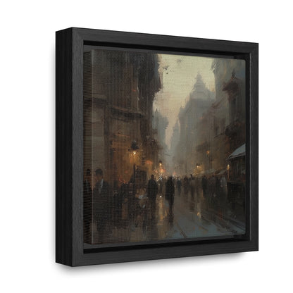 Social 4, Gallery Canvas Wraps, Square Frame