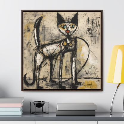 Cat 47, Gallery Canvas Wraps, Square Frame