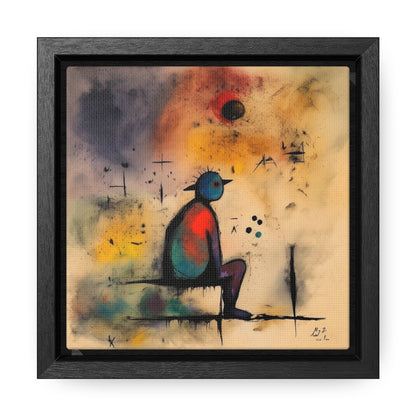 Sad Man 7, Valentinii, Gallery Canvas Wraps, Square Frame