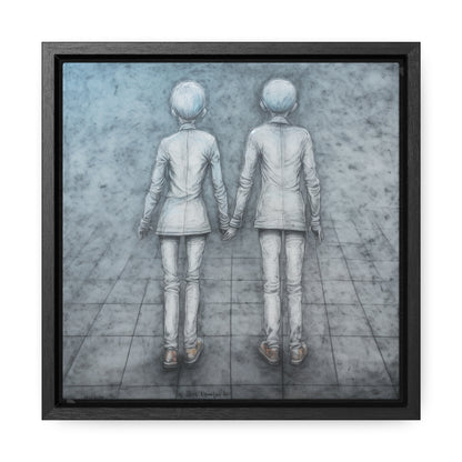 The Courage of Vulnerability 2, Valentinii, Gallery Canvas Wraps, Square Frame