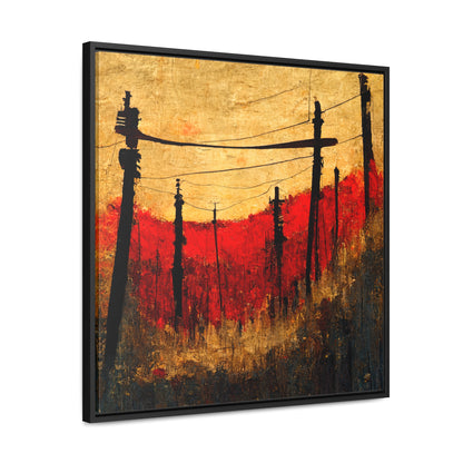 Land of the Sun 15, Valentinii, Gallery Canvas Wraps, Square Frame