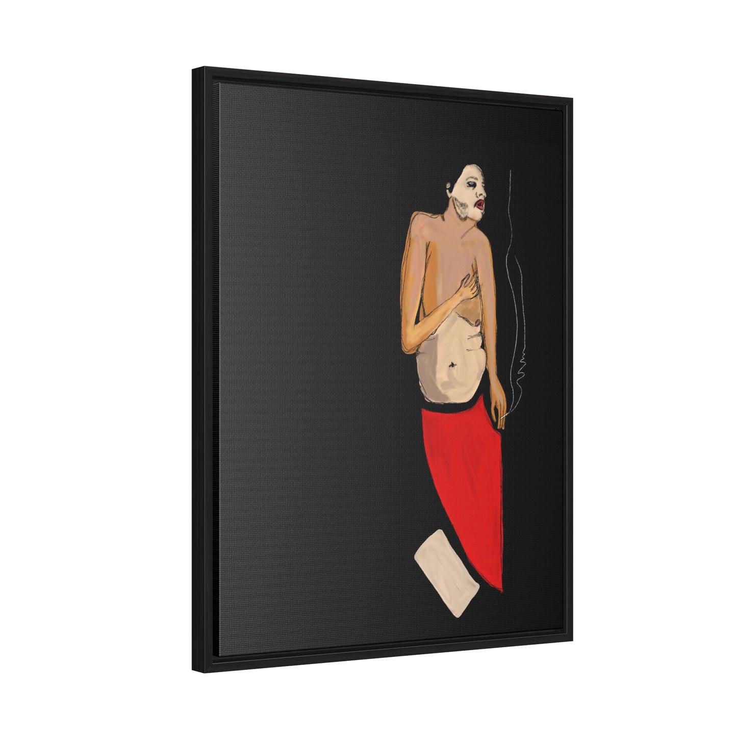 A Depressive Aladdin, Original Eduard Pavel, Gallery Canvas Wraps, Vertical Frame