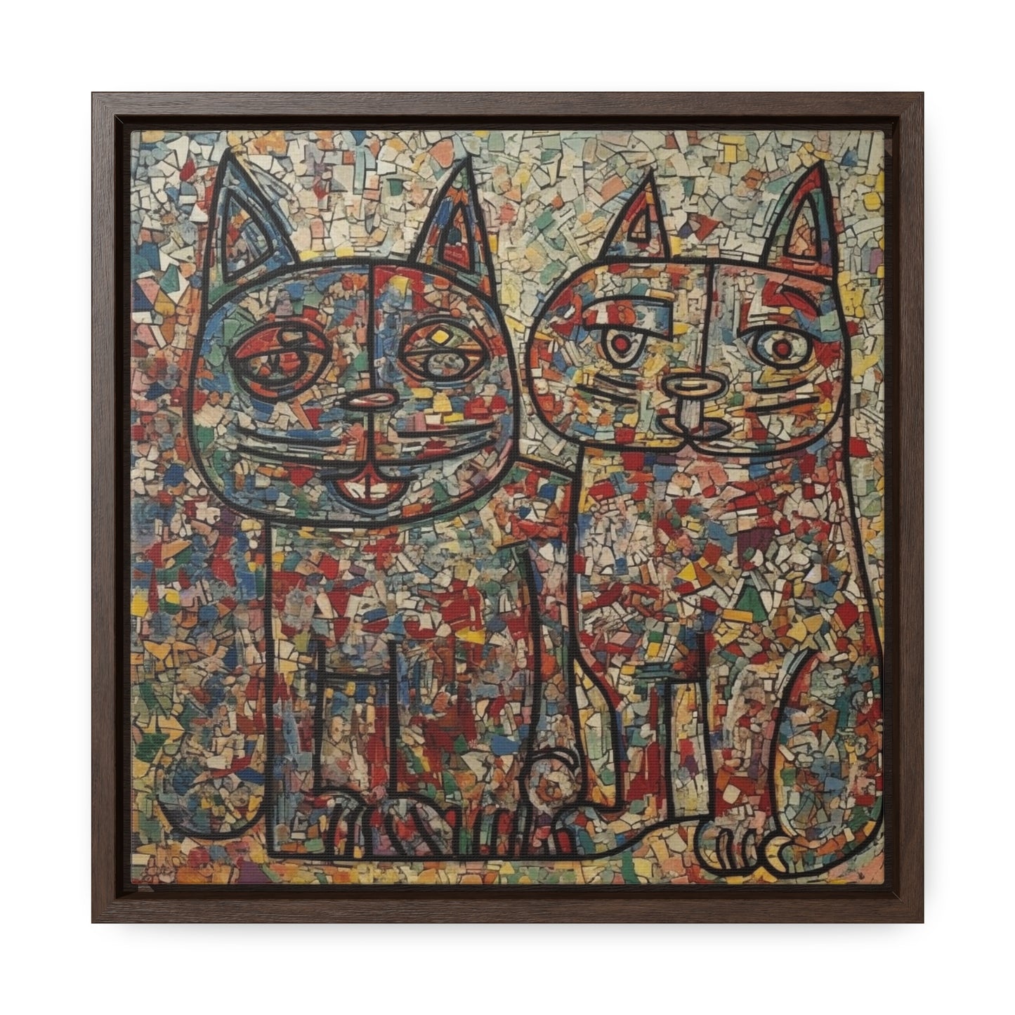 Cat 5, Gallery Canvas Wraps, Square Frame