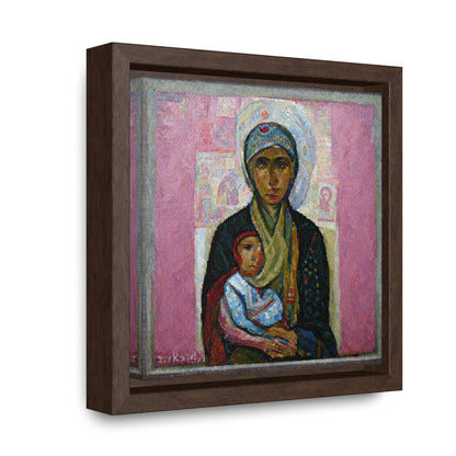 Mary and the Child 25, Valentinii, Gallery Canvas Wraps, Square Frame