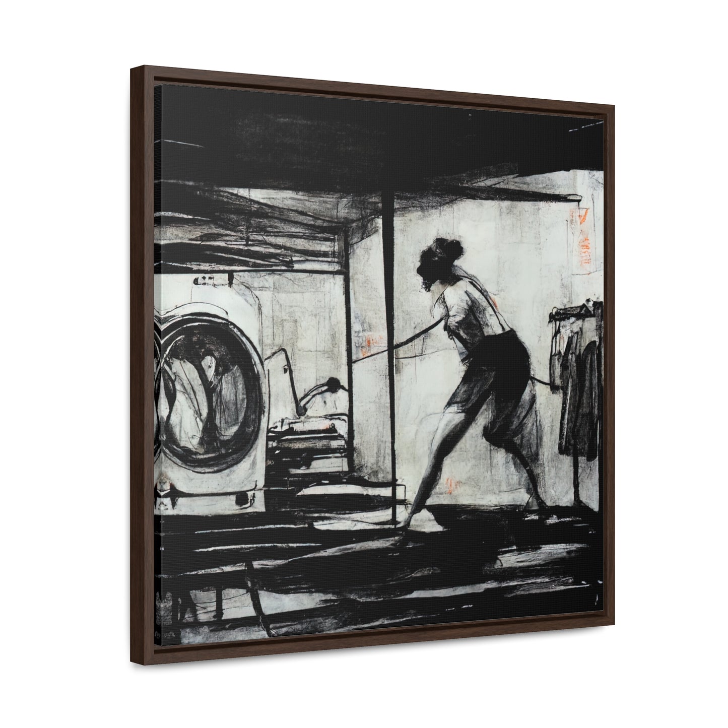 Domestic Memories 38, Valentinii, Gallery Canvas Wraps, Square Frame