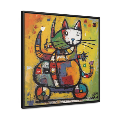 Cat 139, Gallery Canvas Wraps, Square Frame