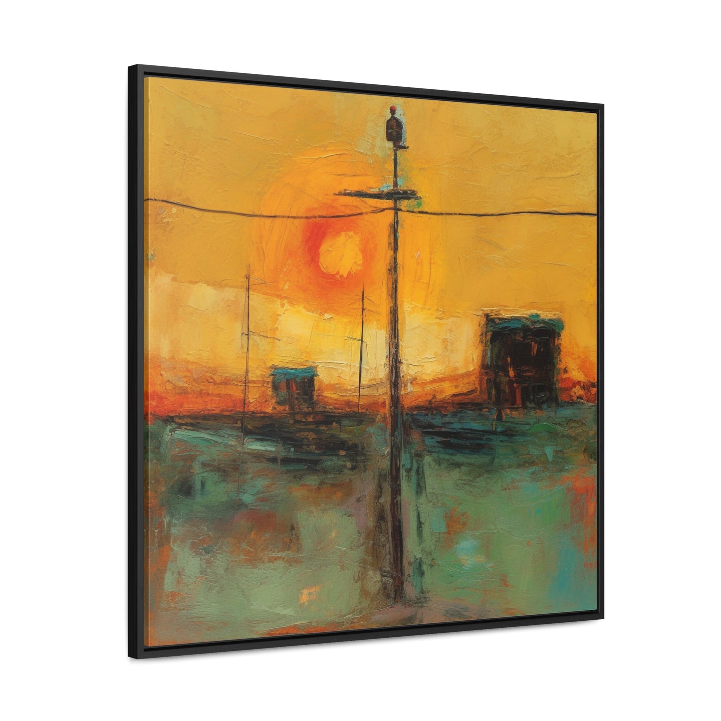 Land of the Sun 55, Valentinii, Gallery Canvas Wraps, Square Frame